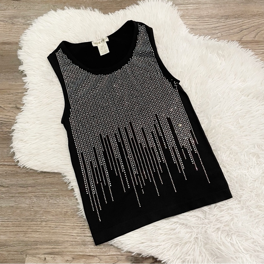 Rhinestone Tank Y2K 2000s Style Lizzie McGuire Hannah Montana Sugar & Rose